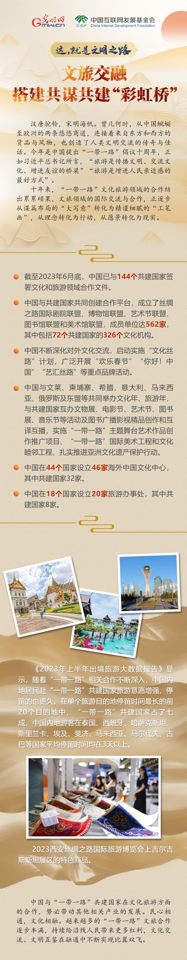 【大道共通】這，就是文明之路丨文旅交融 搭建共謀共建“彩虹橋”