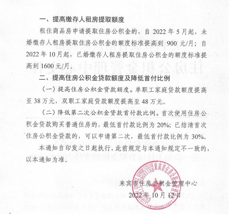 廣西來賓市住房公積金管理中心網(wǎng)站信息截圖。