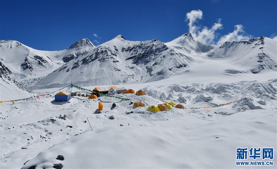 （2020珠峰高程測量）（8）冰雪世界的前進營地